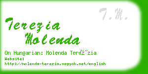 terezia molenda business card